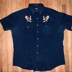 Vintage Cowboy Rodeo shirt embroidered